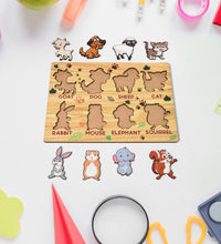 TOP BRIGHT Wooden Animal Jigsaw Puzzle