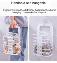 Wall-mounted clothes hanger for laundry, perfect for dirty clothes