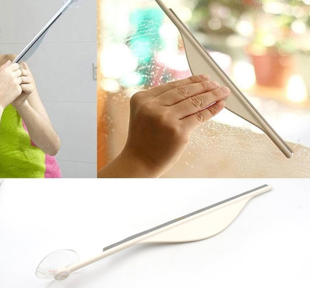 All-in-one cleaner squeegee for bathroom and windows