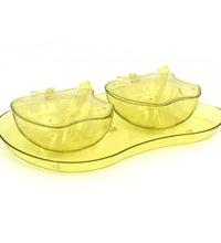 Apple tray for food serving