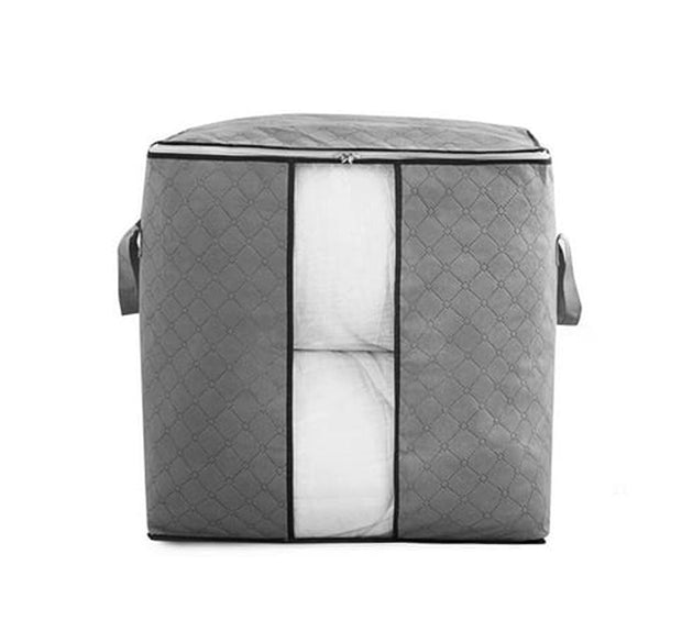 Space saver storage bag with handles