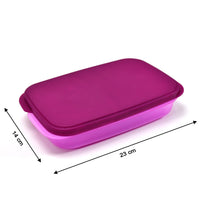 Stylish lunch box with bright colors for kids and adults.