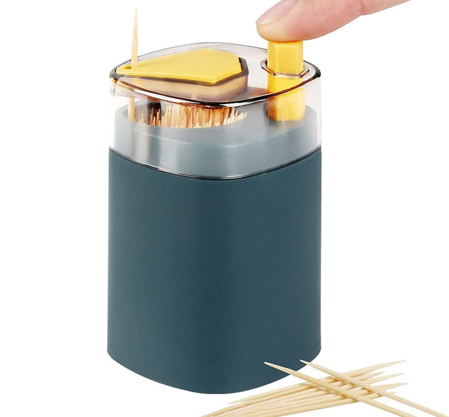 Automatic pop-up toothpick dispenser, thickening container for safe storage.