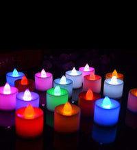 Assorted LED tealight candles for celebrations