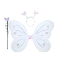 Multi-color butterfly wings costume for baby girls, party wear