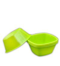 Food-safe plastic bowls for serving, set of four.