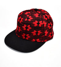 Snapback hat with hip hop style, angled view