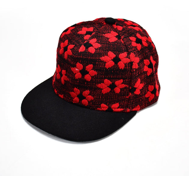 Snapback hat with hip hop style, angled view