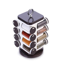 Ganesh revolving spice rack, 16 dispensers, 100 ml each, plastic and ABS.