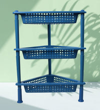 3-tier plastic rack shelf