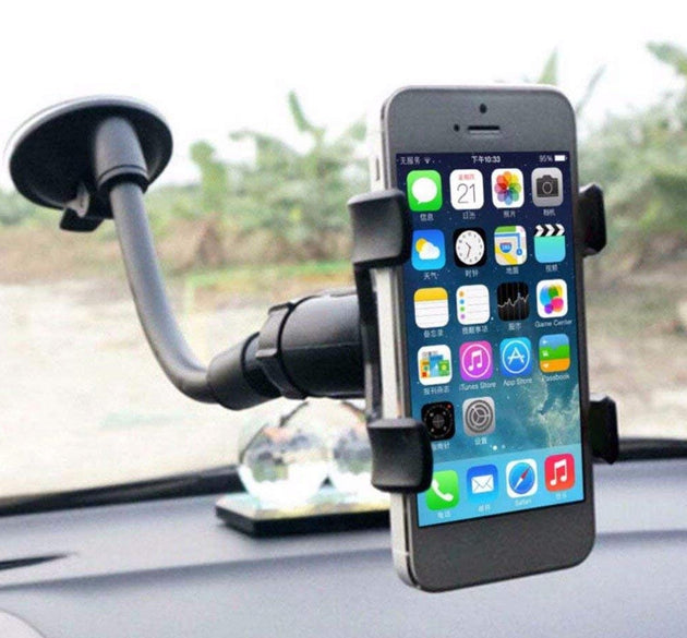 Flexible mobile stand with 360-degree adjustment