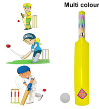 Cricket bat and ball set with colorful design for children