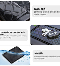 Anti-slip mat pad for various uses, including in cars and homes.