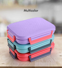 Food storage box with compartments