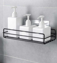 Wall mount metal rack for bathroom and kitchen