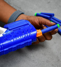 Target shooting gun with foam bullets.