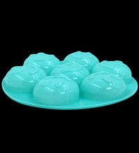 Smiley-shaped silicone mold tray for baking and chocolate making