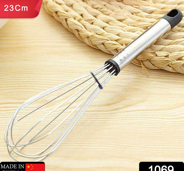 Hand wire whisk for mixing and whisking, multipurpose design.