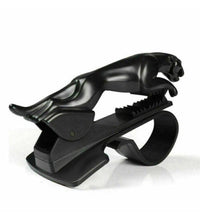 Plastic phone clip with a jaguar pattern