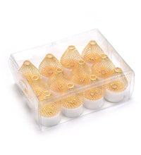 Acrylic LED tea light candles, set of 12, for decoration