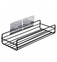 Metal bathroom rack with wall mount