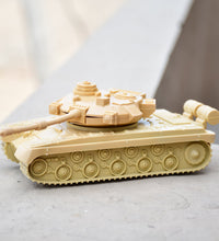 Pull back army tank toy, green and detailed, for kids