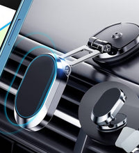 Alloy magnetic car phone holder.