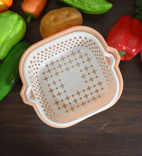 2-in-1 basket strainer for rinsing fruits and vegetables