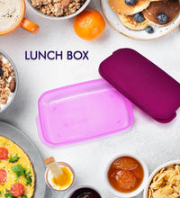 Durable lunch box designed for school and work.