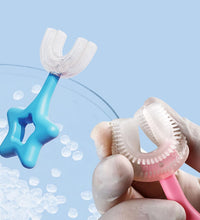 Silicone U-Shape Manual Toothbrush with Star Grip