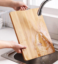 Large wooden cutting board for kitchen, multi-purpose