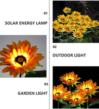 Sunlitec Solar Powered Sunflower Lights