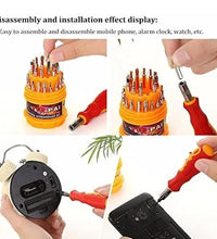 31 in 1 magnetic repair tool set for precision tasks.