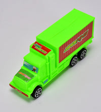 Bright plastic cargo truck toy, suitable for children