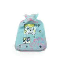 Comforting hot water bottle bag for pain relief