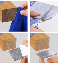 Furniture pads, square felt pads for floor protection.