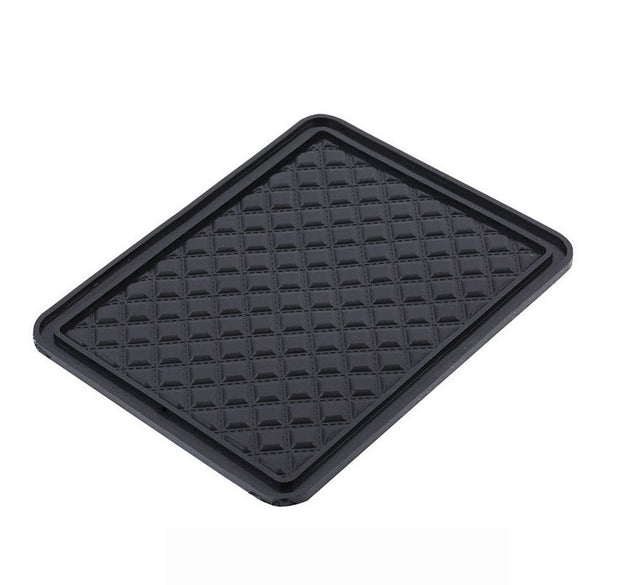 Anti-skid vinyl mat pad for home or office use, prevents slipping.