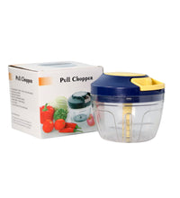 Chopper with blades and 650ml container for chopping fruits and veggies