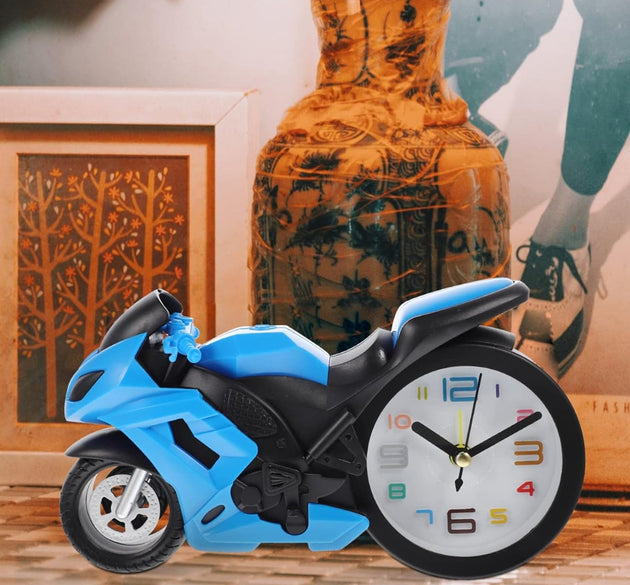 Fashioned Alarm Clock Novelty Retro Motorcycle / Motorbike Engine Style Clocks Alarm Clock Desktop Decoration Kids Gift