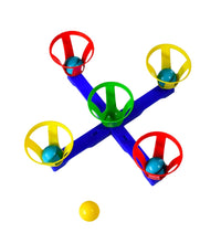 Colorful basket and ball toy for children