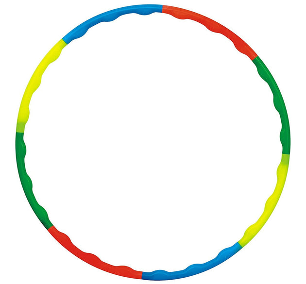 Interlocking hula hoop for fitness with adjustable diameter