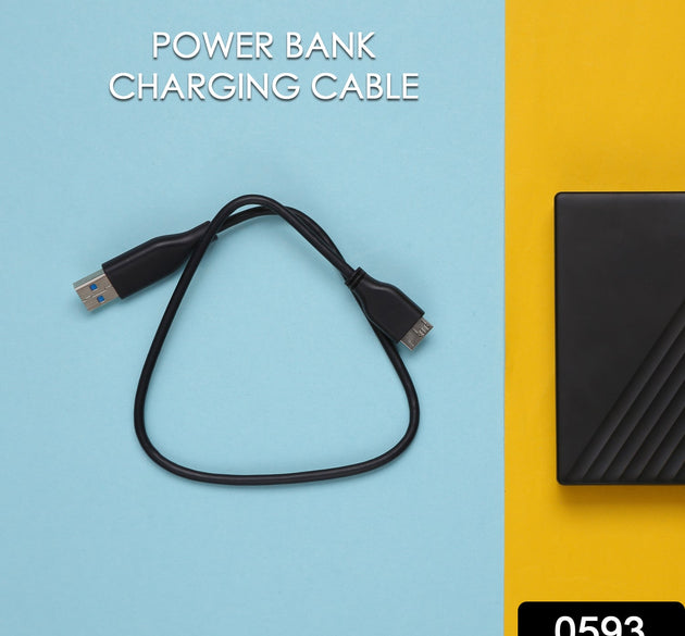 Micro USB charging cable for power banks.