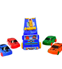 Mini car toy set with transport truck