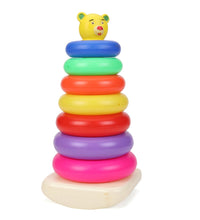 Educational stacking rings for babies and kids