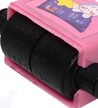 Roller stamp for educational use.