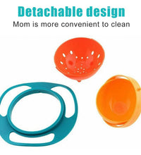 Functional rotating bowl for children, making food serving and mealtime enjoyable.