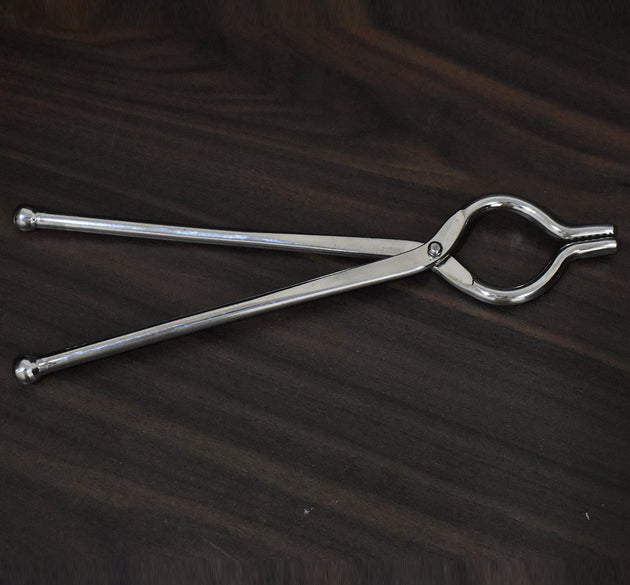 Ganesh premium stainless steel tongs, 8mm, various views.