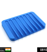 Soap dish stand made of silicone for shower