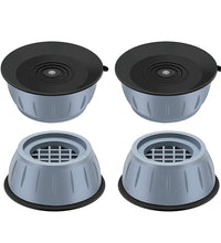 Anti vibration pads with suction cups for reducing appliance noise