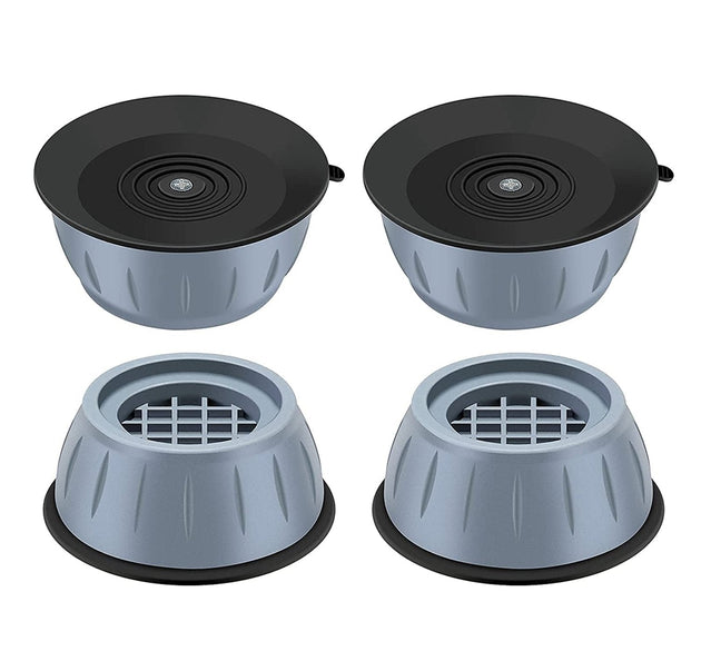 Anti vibration pads with suction cups for reducing appliance noise